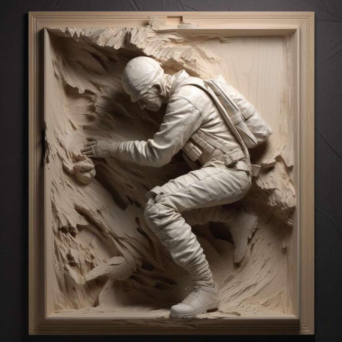 نموذج ثلاثي الأبعاد لآلة CNC 3D Art 